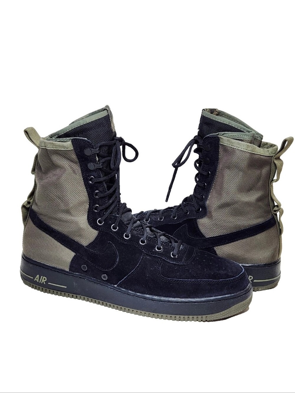 NIKE SF Air Force 1 Olive Sz 14 Camo Black/Medium Olive-Neutral AF1 864024-004